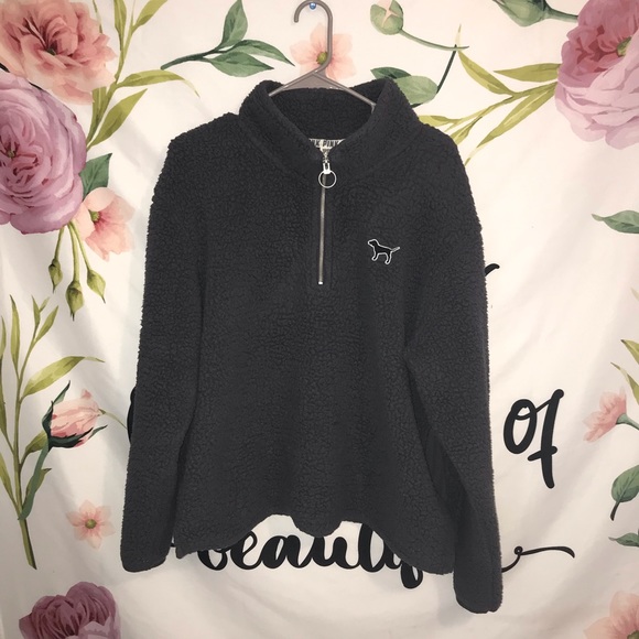 PINK Victoria's Secret Tops - PINK VS size large quarter zip